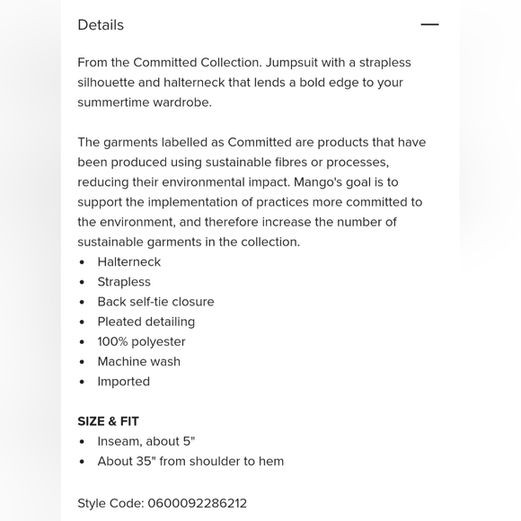 Mango romper - Picture 3 of 3